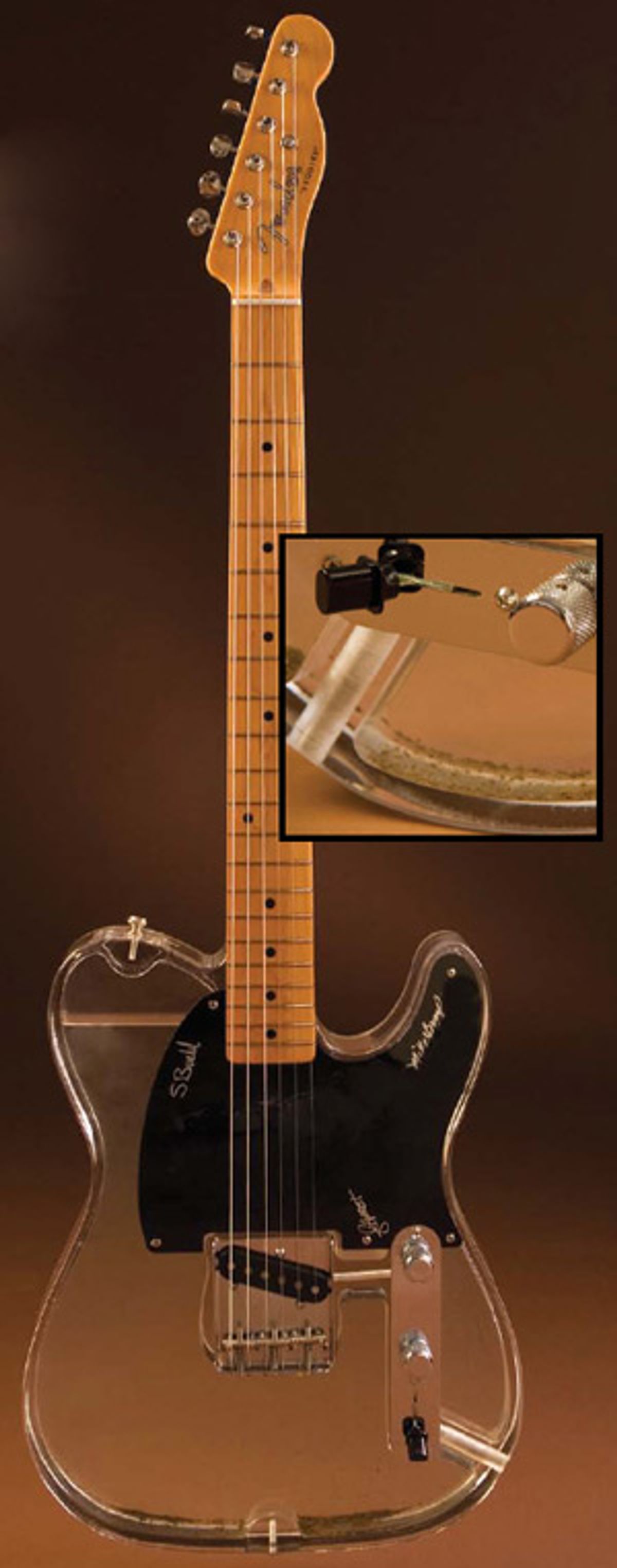 The Fender Cumberland River Floodwater Lucite Esquire