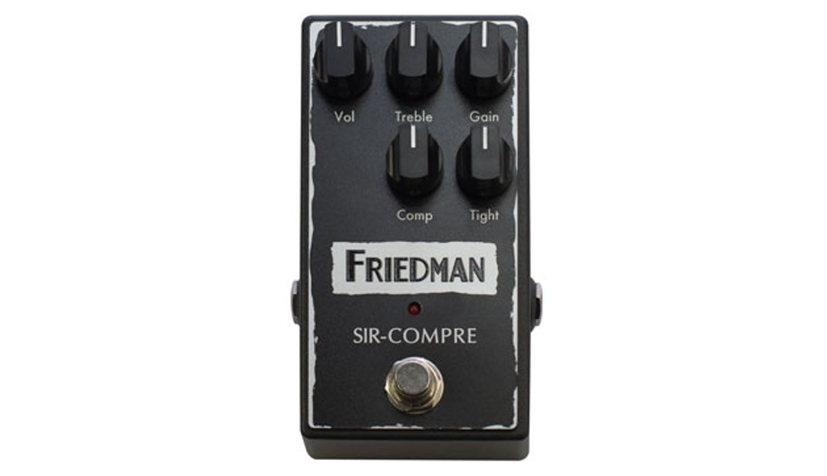 Friedman Amplification Launches the Sir-Compre Pedal
