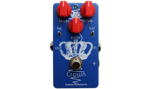 Tsakalis AudioWorks Intoduces the Crown British Overdrive Pedal