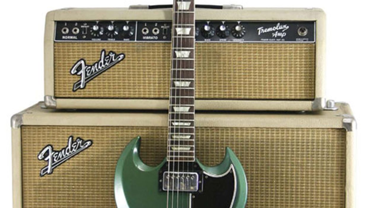 1965 Gibson SG in Pelham Blue Serial No. 505348