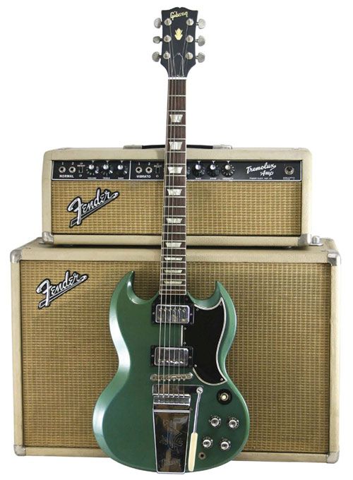 1965 Gibson SG in Pelham Blue Serial No. 505348
