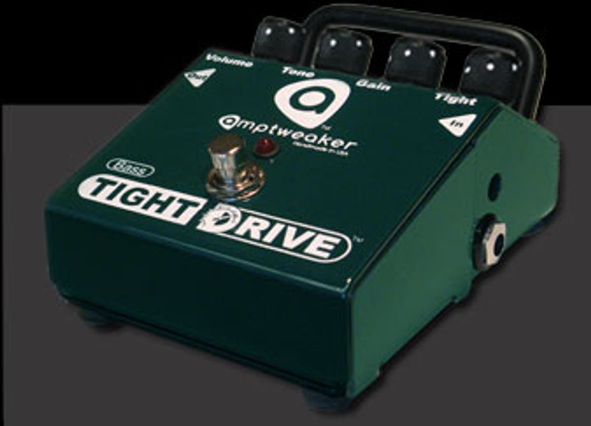 Amptweaker Announces Bass TightDrive Pedal