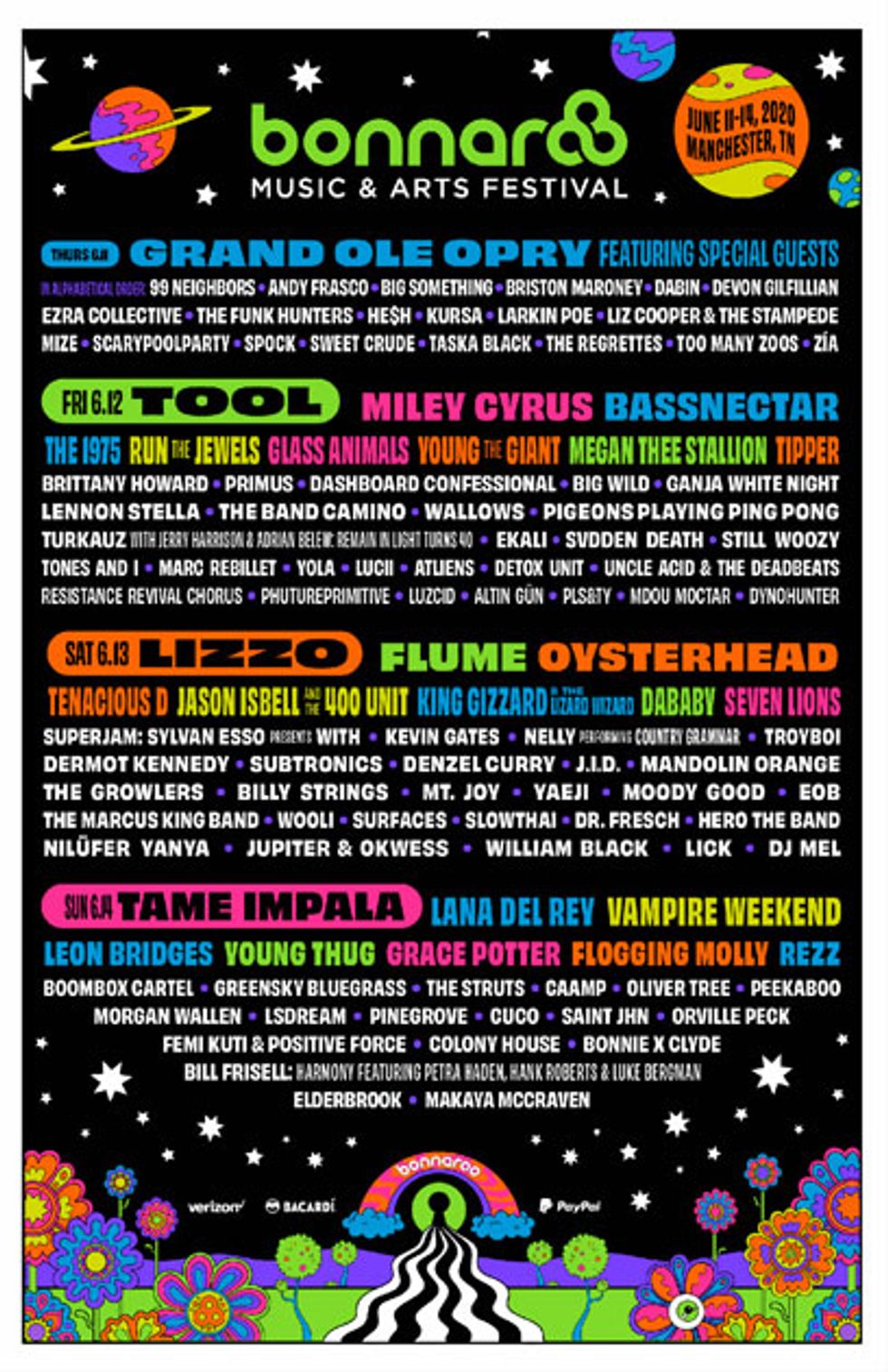 Bonnaroo Announces 2020 Lineup