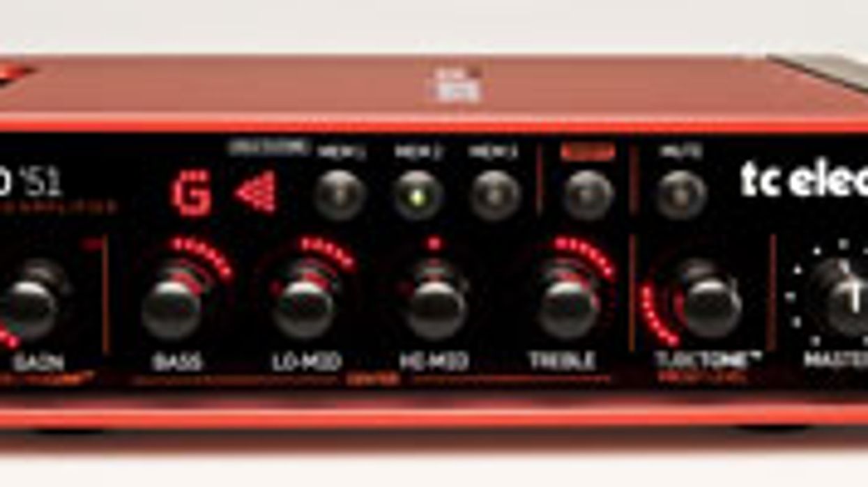 Bass Legend Rocco Prestia and TC Electronic Design Staccato’51 Bass Head