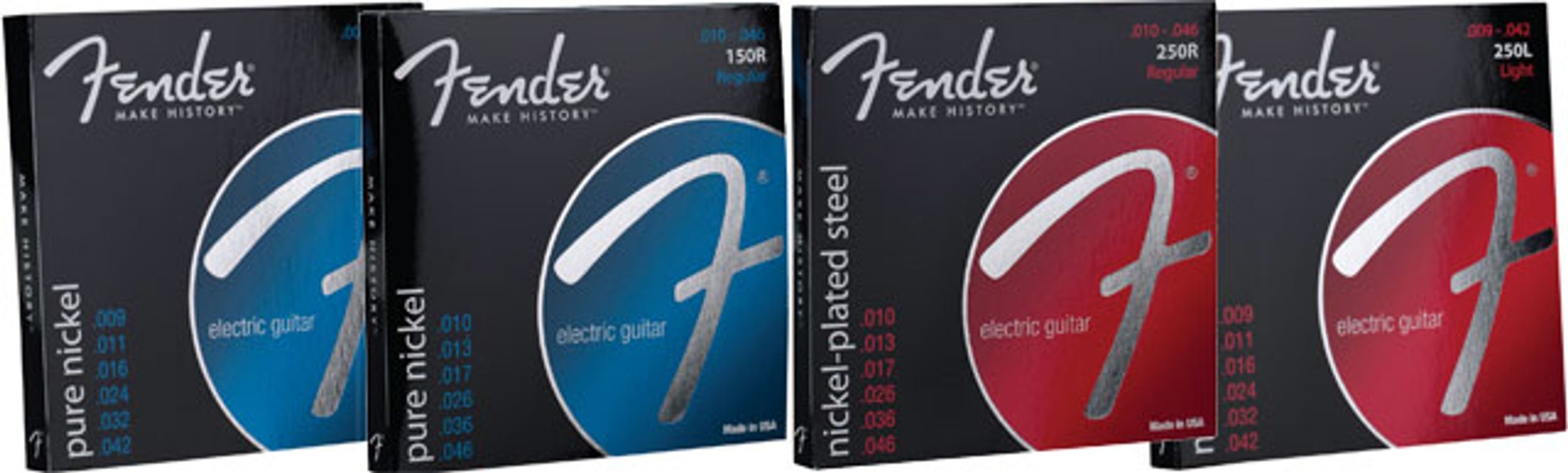 Fender® Reintroduces Pure Nickel and Nickel-Plated Steel Electric Guitar Strings