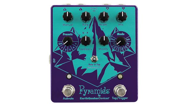 EarthQuaker Devices Releases the Pyramids Stereo Flanging Device