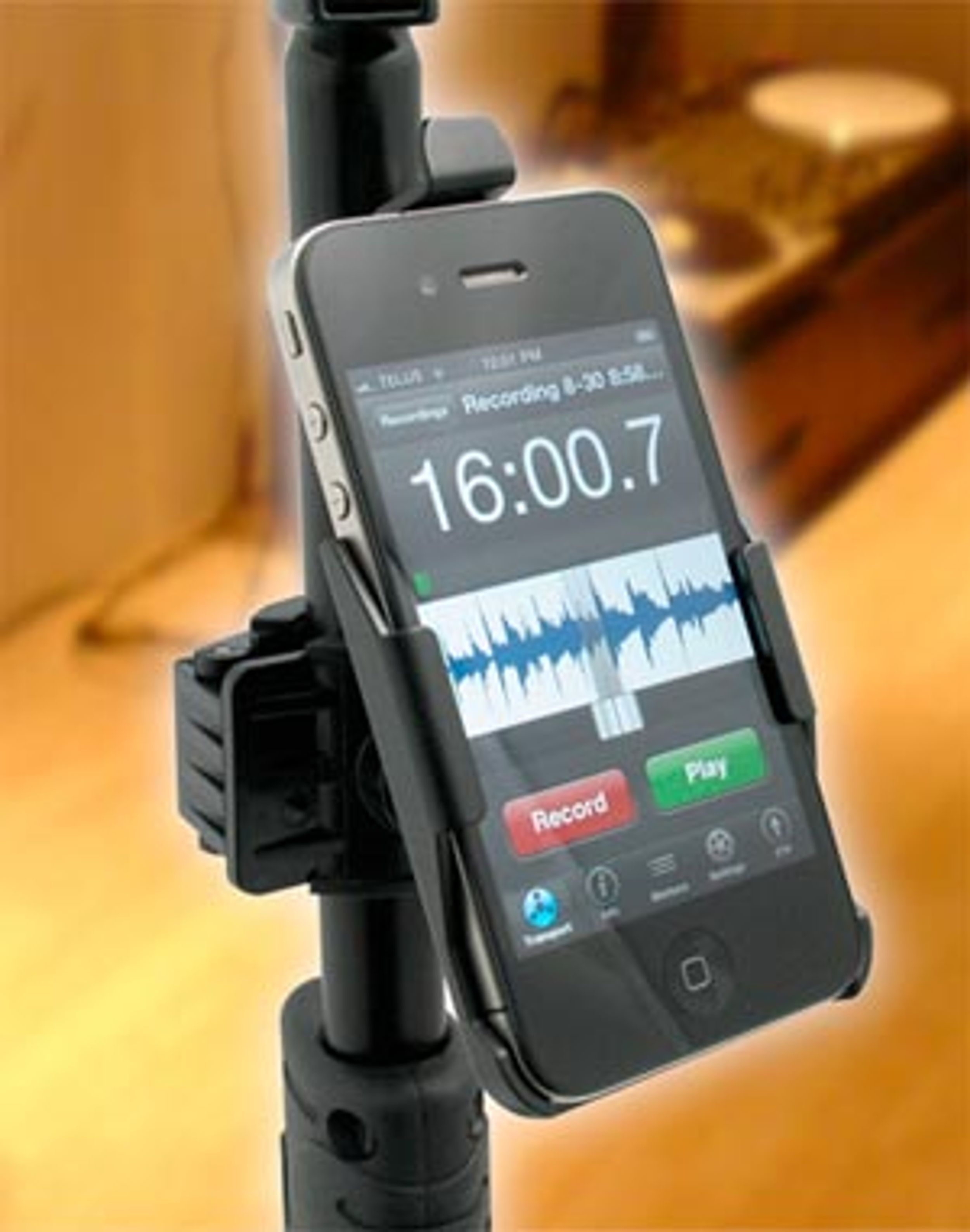 Primacoustic Launches TelePad-4 iPhone Mic Stand Adaptor