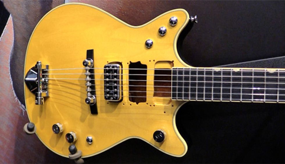 SNAMM '18 - Gretsch Malcolm Young Signature & G2655TG P90 LTD Streamliner Center Block Jr Demos