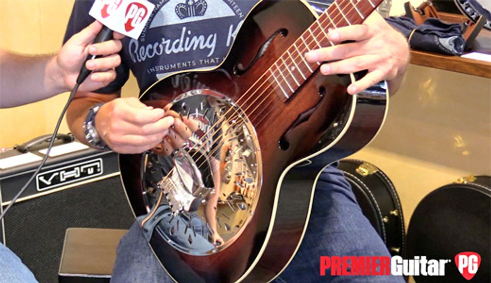 SNAMM ' 18 - Recording King Rattlesnake Resonator and Series 7 Limited Edition Demos