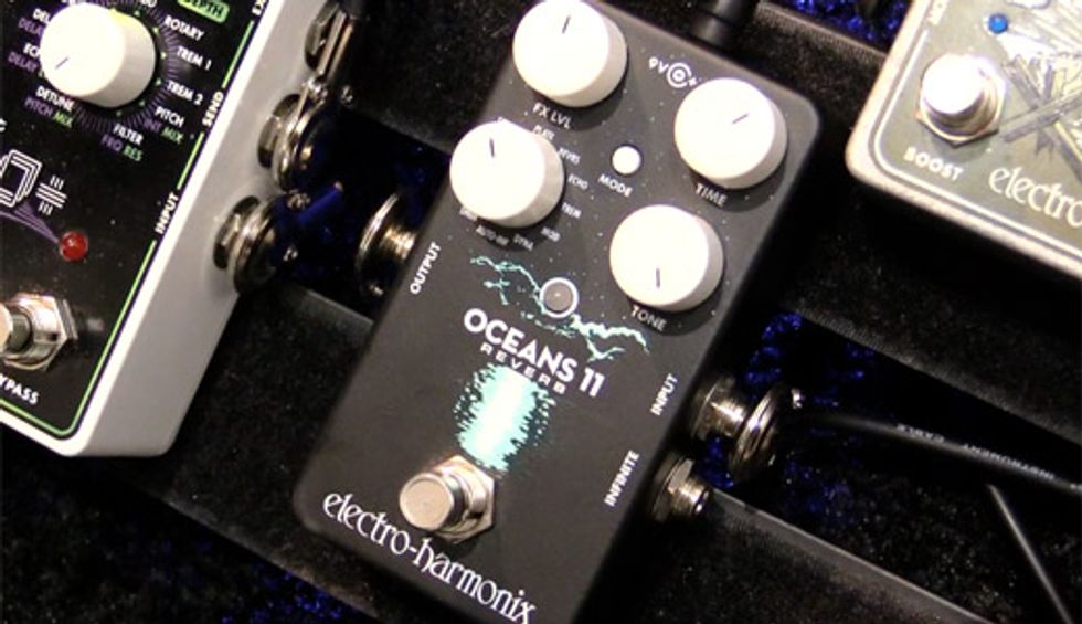 SNAMM '18 - Electro-Harmonix Oceans 11 Reverb Demo