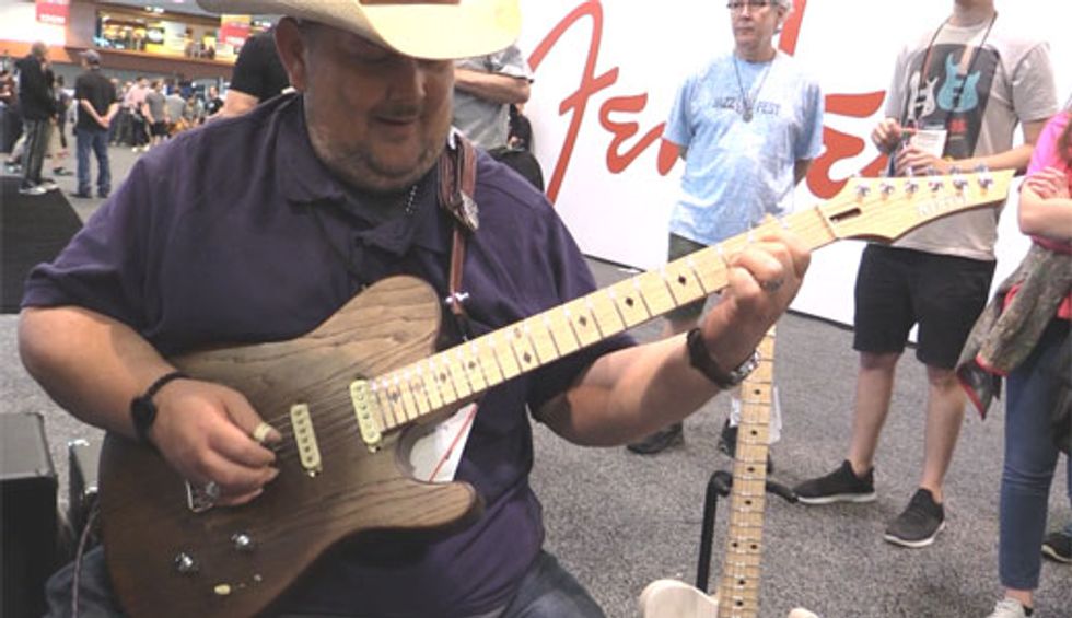SNAMM '18 - Kiesel Guitars Johnny Hiland Signature Demo
