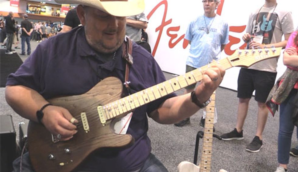 SNAMM '18 - Kiesel Guitars Johnny Hiland Signature Demo