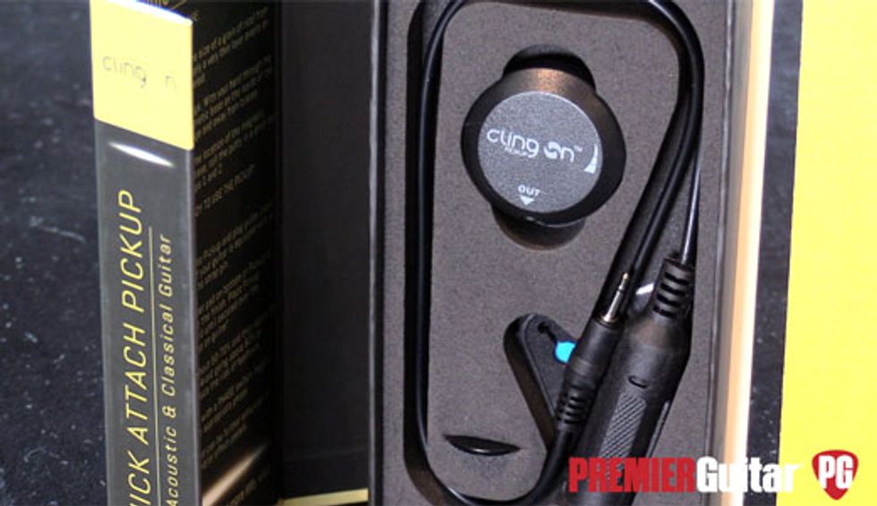 SNAMM '18 - Elite Guitar Products Cling On Quick Attach Pickup Demo