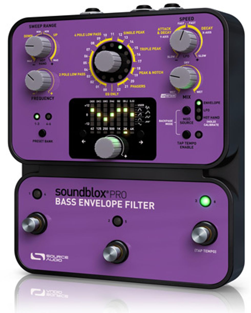 Source Audio Introduces Soundblox Pro Bass Envelope Filter