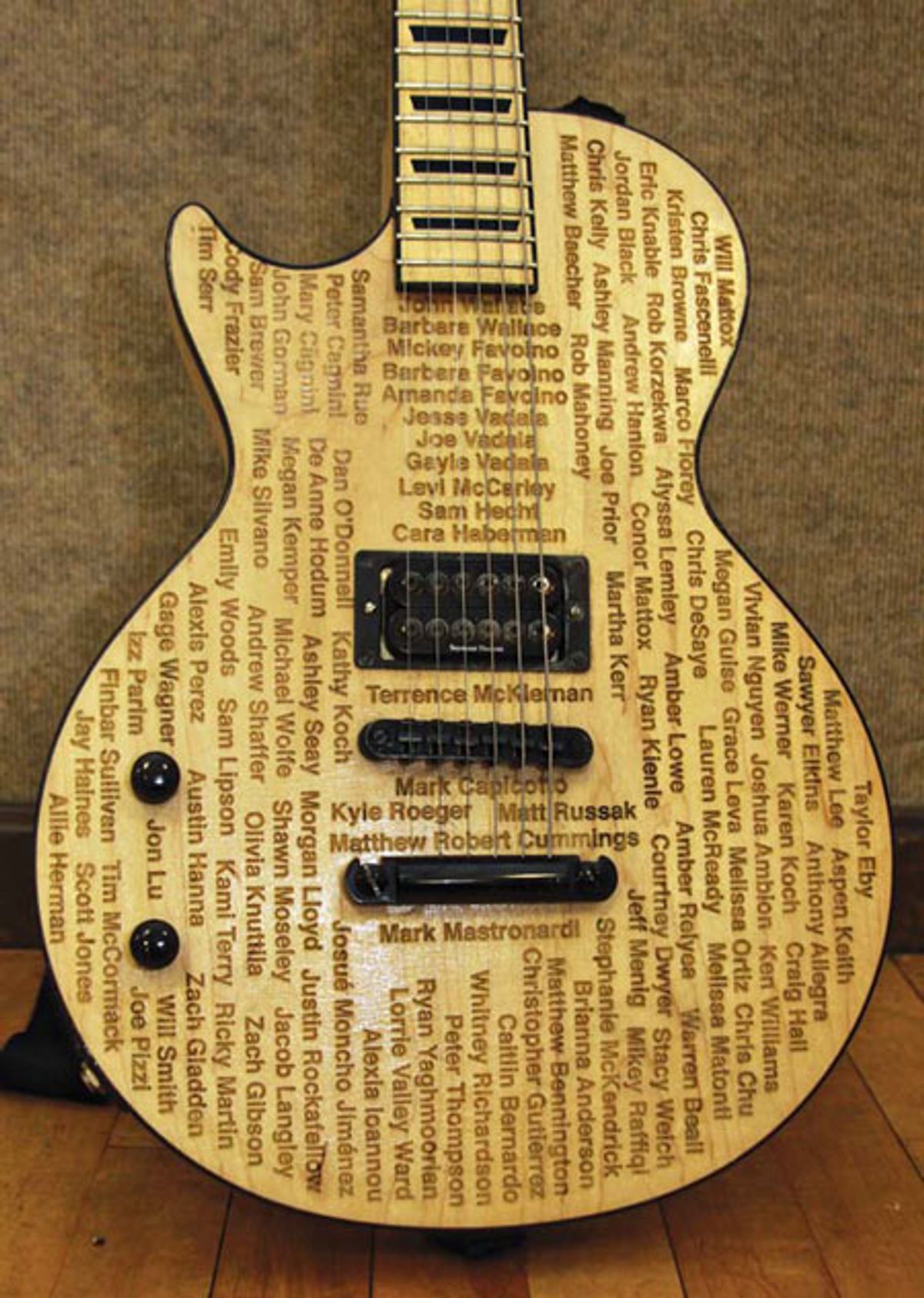 2011 Dustin Wallace Signature Guitar