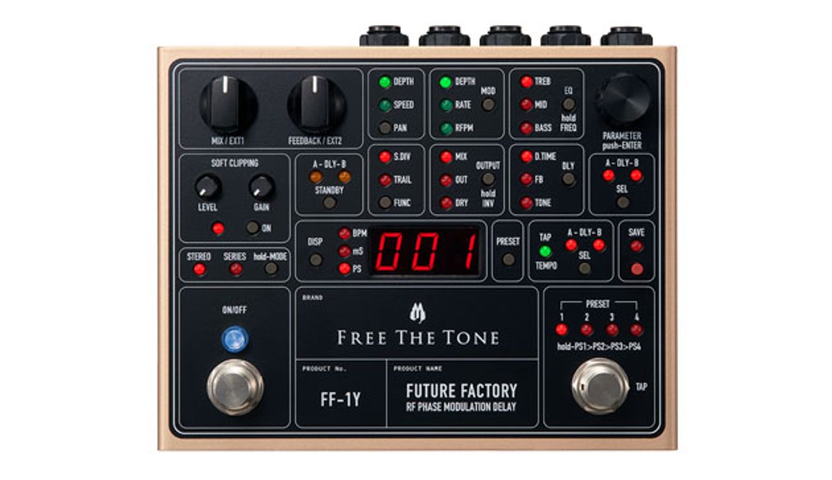 Free the Tone Announces the RF Phase Modulation Delay Future Factory FF-1Y