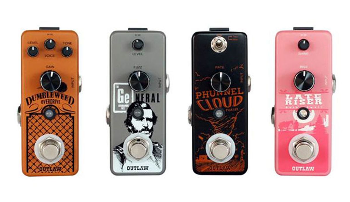 Outlaw Effects Launches Four New Pedals