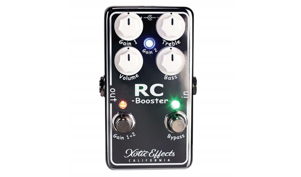 Xotic Effects Unveils the RC Booster V2