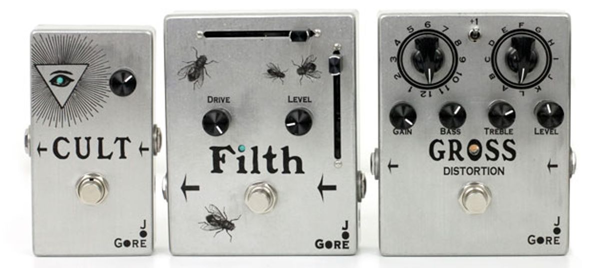 Gore Pedals Releases the Cult Germanium Overdrive, Filth Fuzz, and Gross Distortion