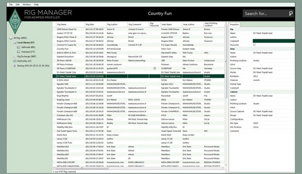 Kemper Amps Updates Profiling Software and Announces RigManager