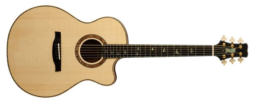PRS Guitars Introduces the Private Stock Alex Lifeson Thinline Acoustic
