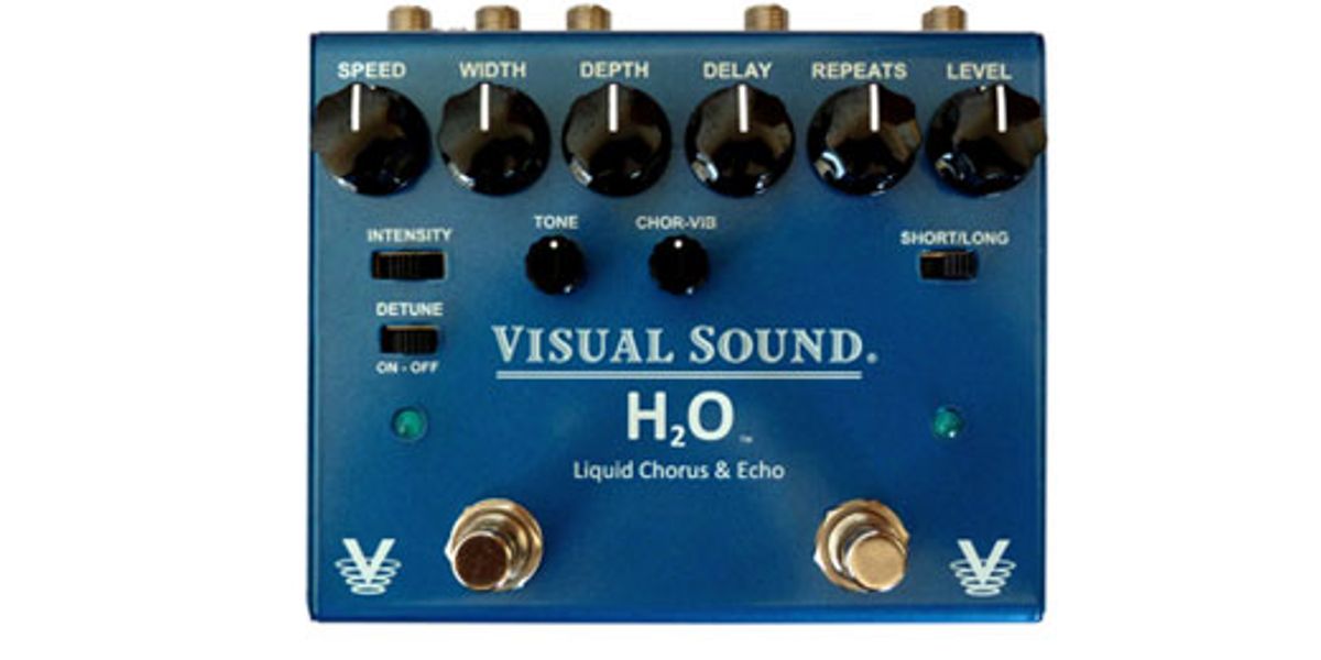 Visual Sound Unveils H20 Chorus & Echo Pedal - Premier Guitar