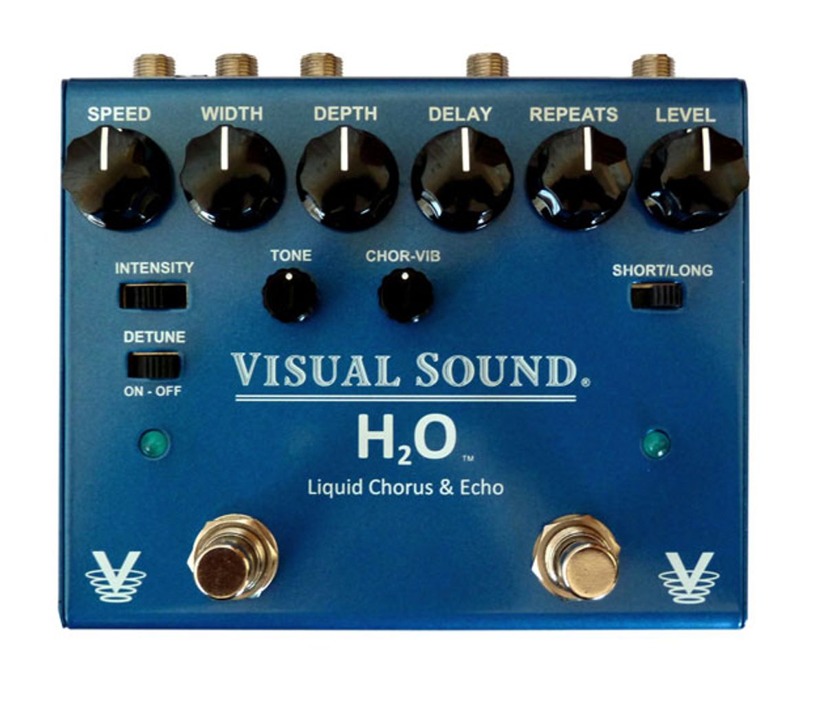Visual Sound Releases the H20 Liquid Chorus & Echo Pedal