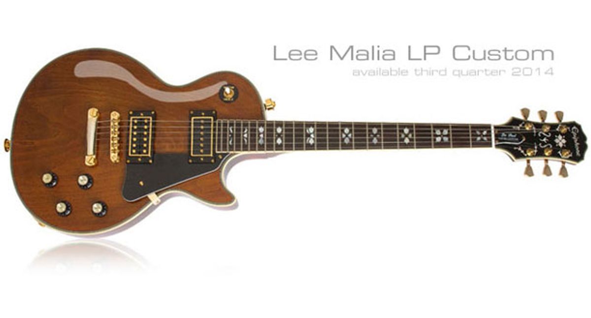 Epiphone Announces the Lee Malia Signature Les Paul Custom Artisan