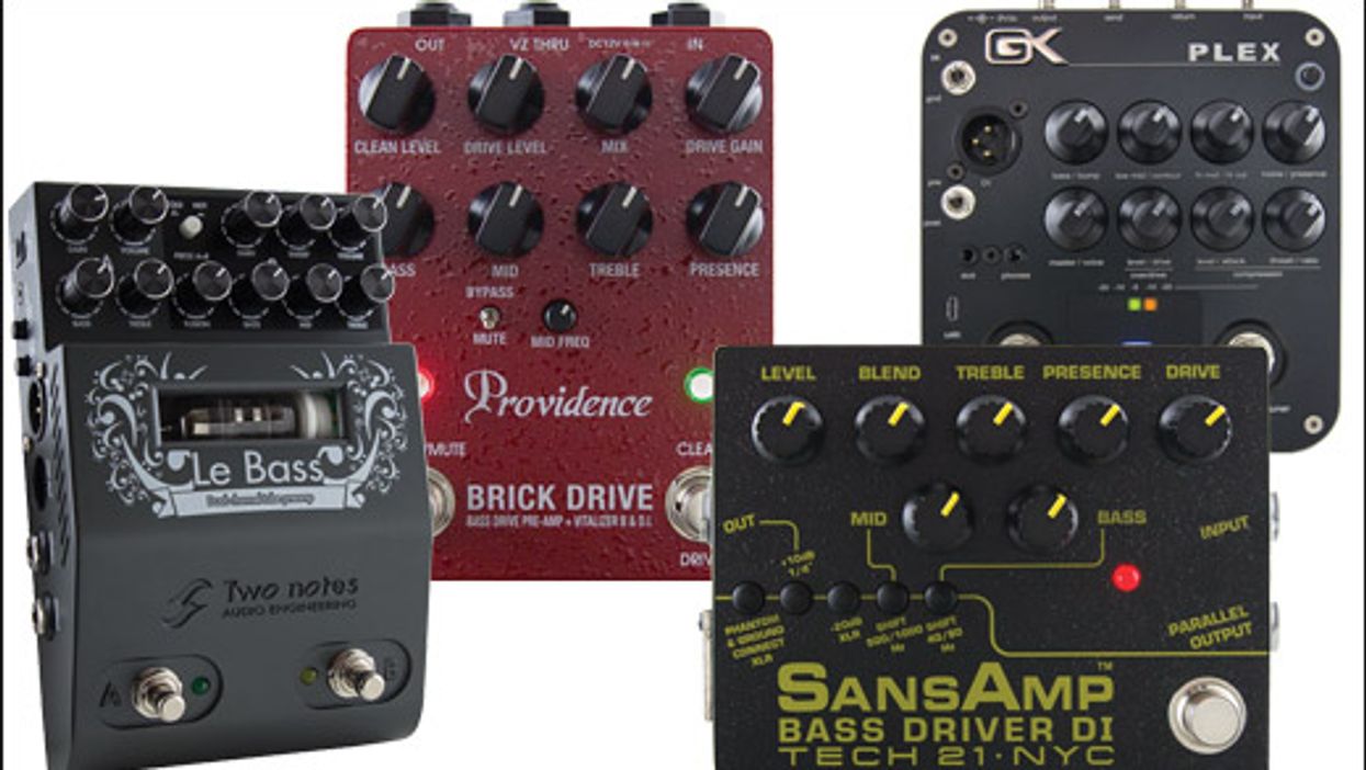 Bass OD/DI/Preamp Pedal Roundup