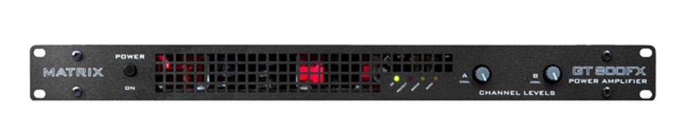 Matrix Releases GT800FX Rackmount Amps