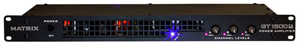 Matrix Amplification Unveils GT1500FXBD 3-channel Rackmount Power Amp