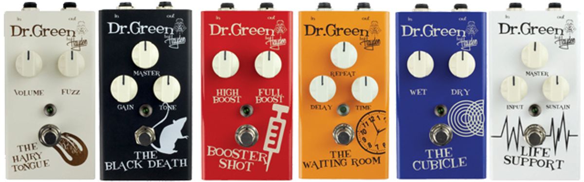 Hayden introduces New Dr. Green Guitar FX Pedals