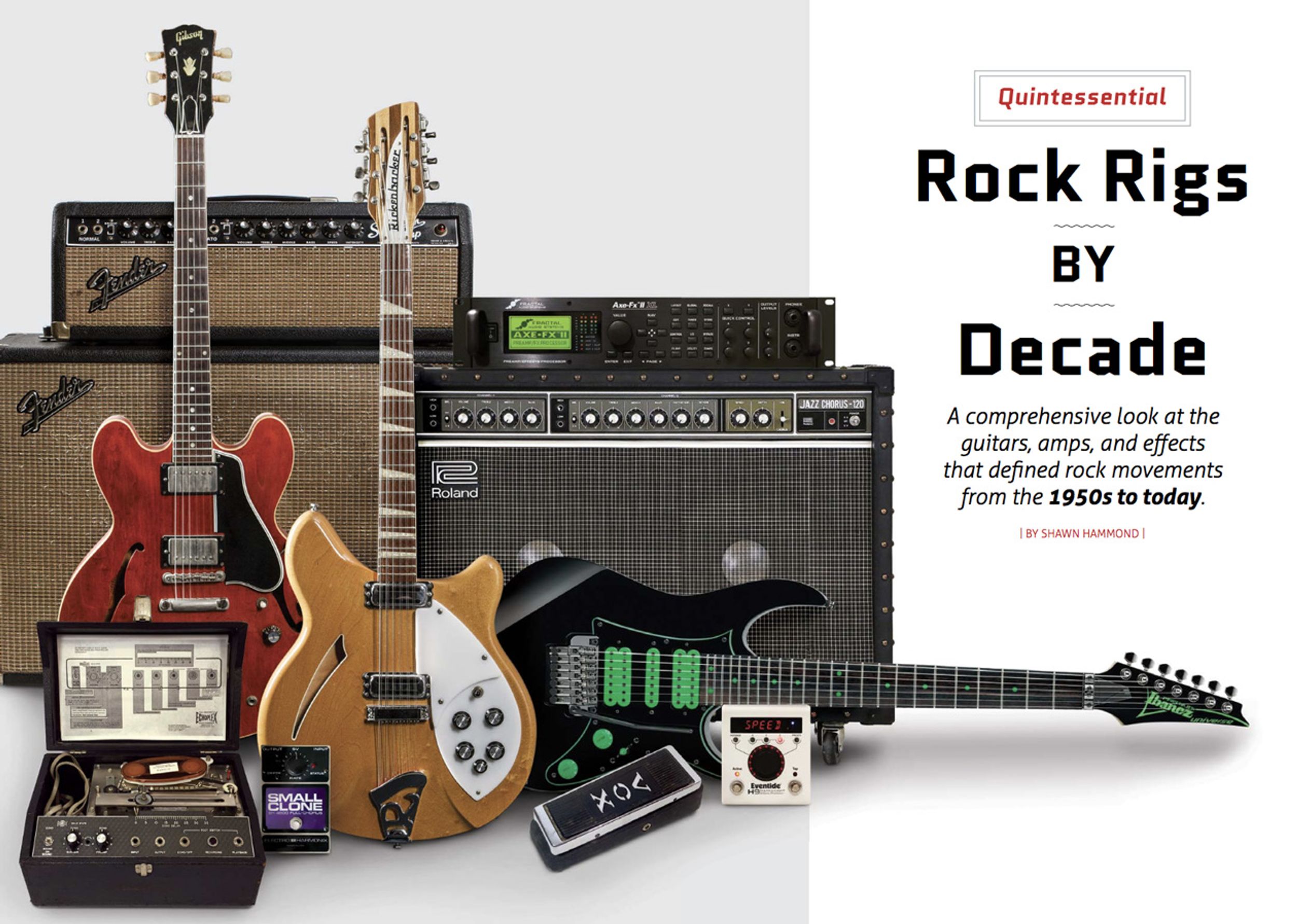 Quintessential Rock Rigs by Decade