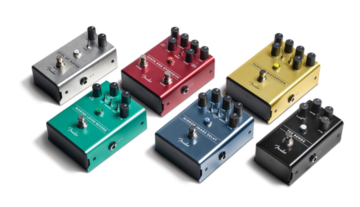 Fender Unveils New Pedal Line