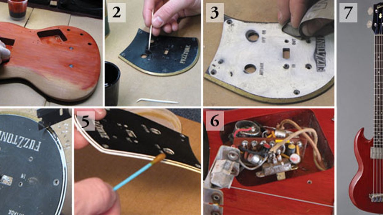 Restoring a 1963 Gibson EB-OF Fuzztone Bass