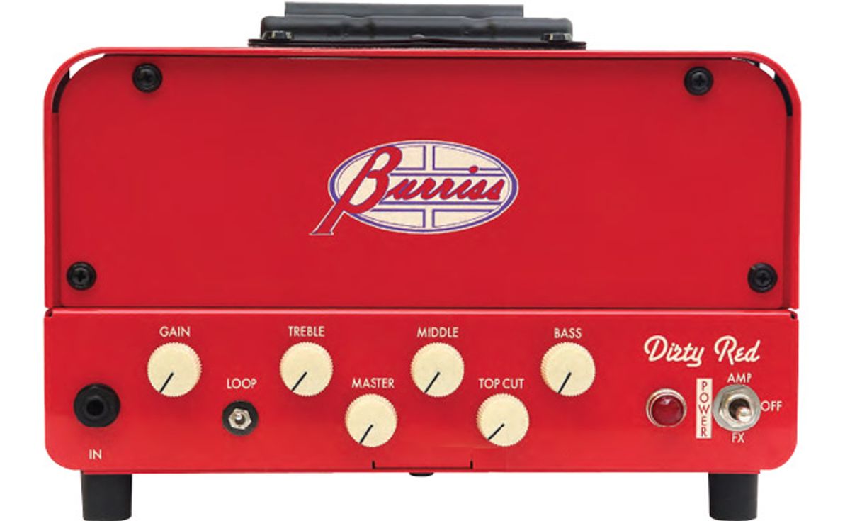 Burriss Amps Introduces the Dirty Red v2 Amplifier