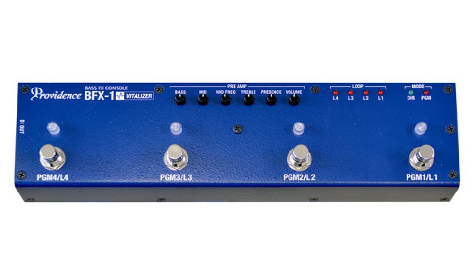Providence Releases the Bass FX Console BFX-1