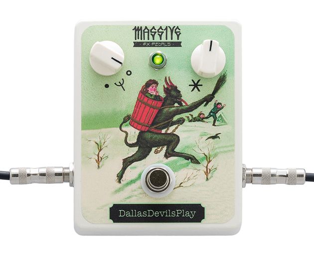 Massive FX Pedals Unveils the DallasDevilsPlay "Krampus" Limited-Edition Holiday Pedal