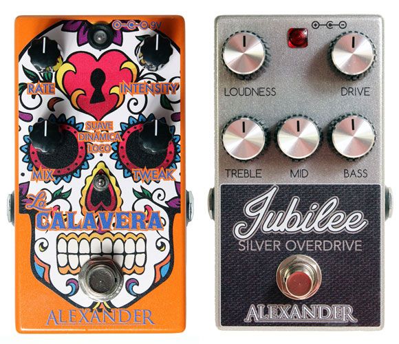 Alexander Pedals Introduces the La Calavera and Jubilee Silver Overdrive
