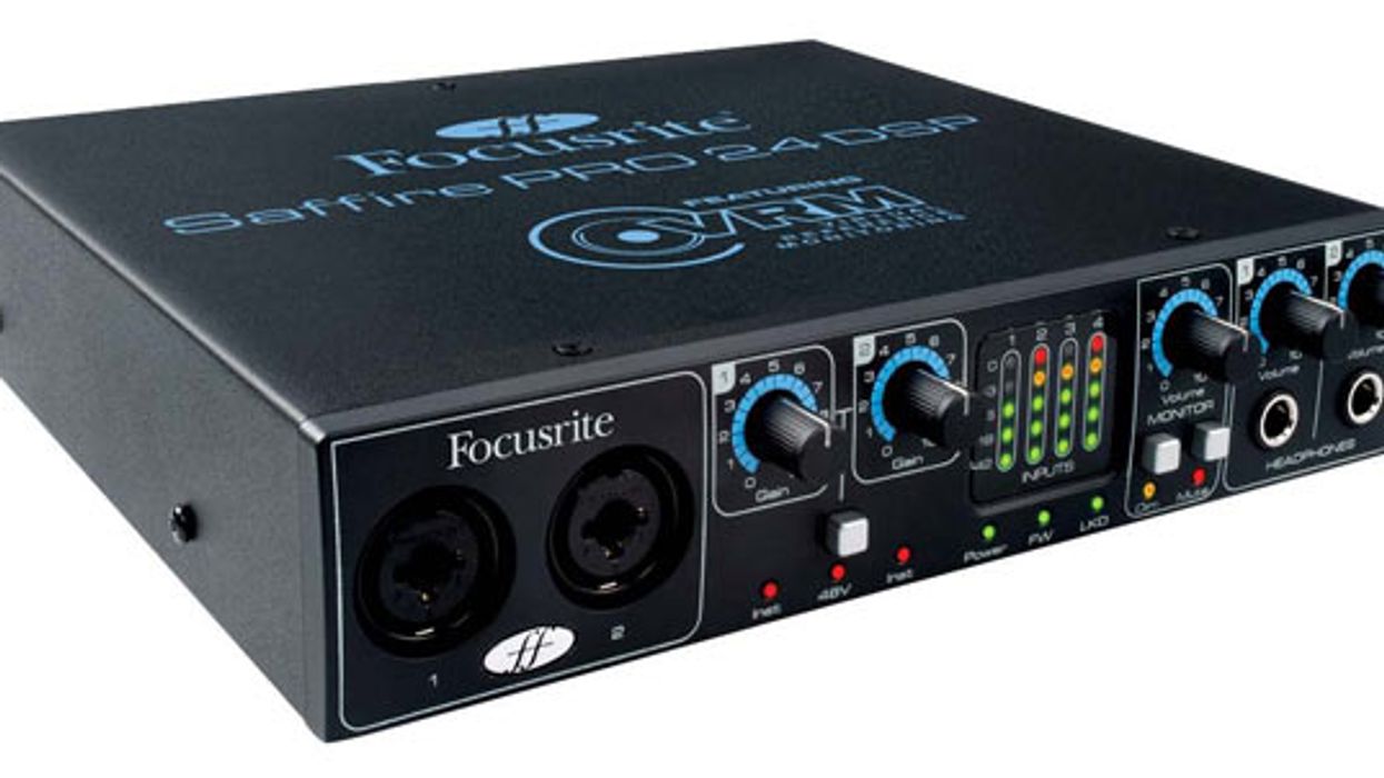 Focusrite Saffire PRO 24 DSP FireWire Audio Interface Review