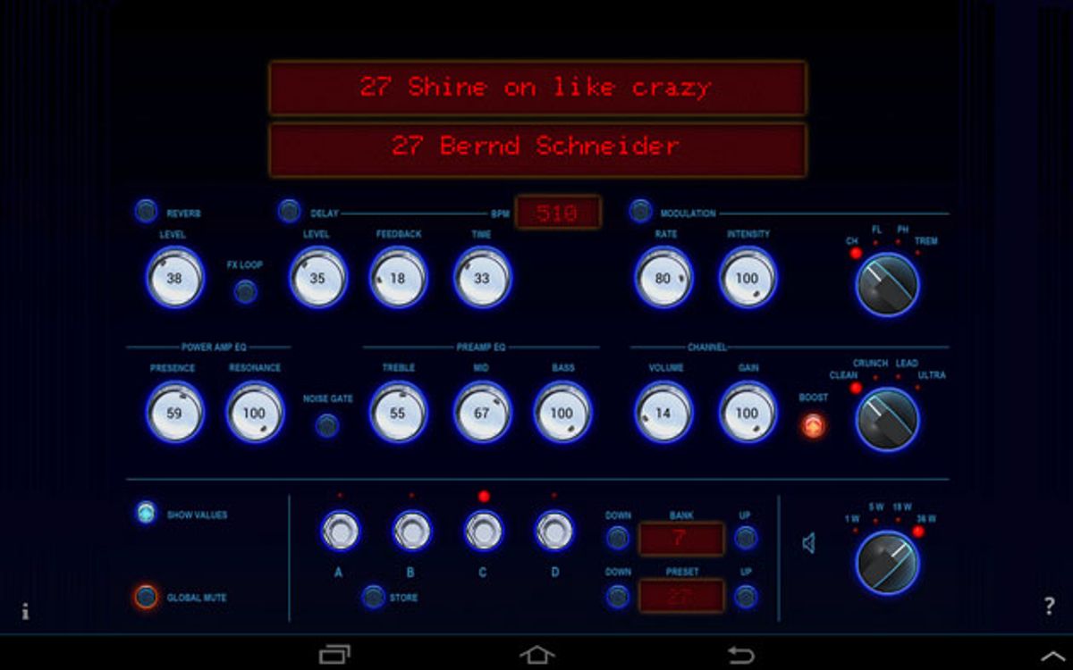 Hughes & Kettner Release GrandMeister 36 Remote Control App for Android