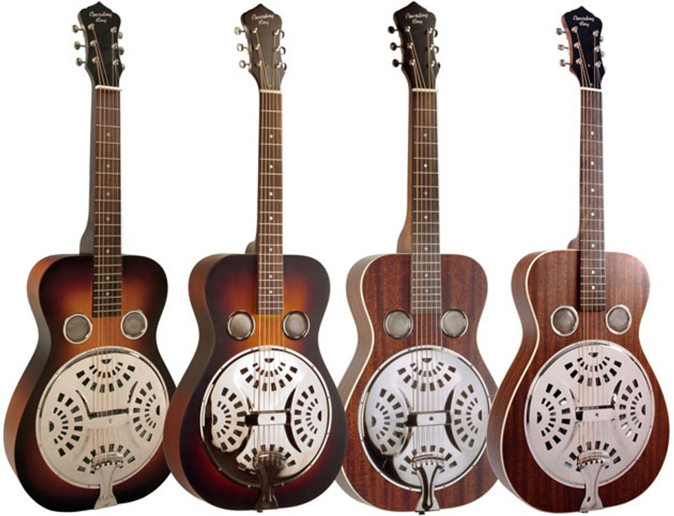 Recording King Unveils Four New Resonators