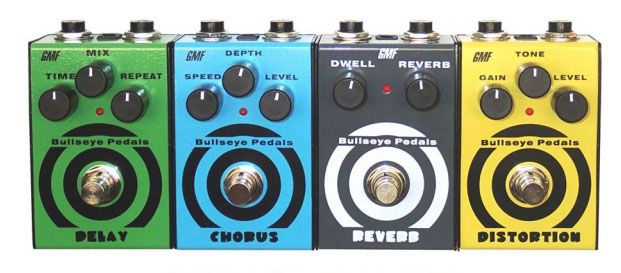 GMF Music Unveils Four New Bullseye Pedals