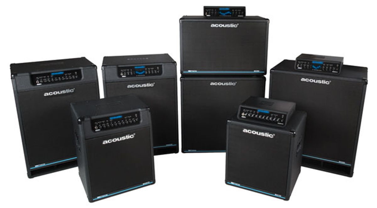Acoustic Amplification Introduces Class-D/Neo Series Bass Amps and Cabinets
