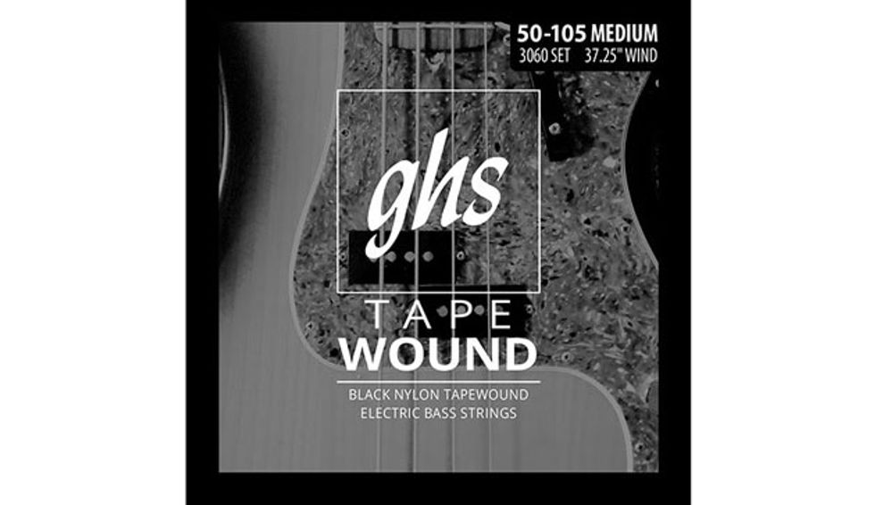 GHS Reintroduces Tapewound Bass Guitar Strings