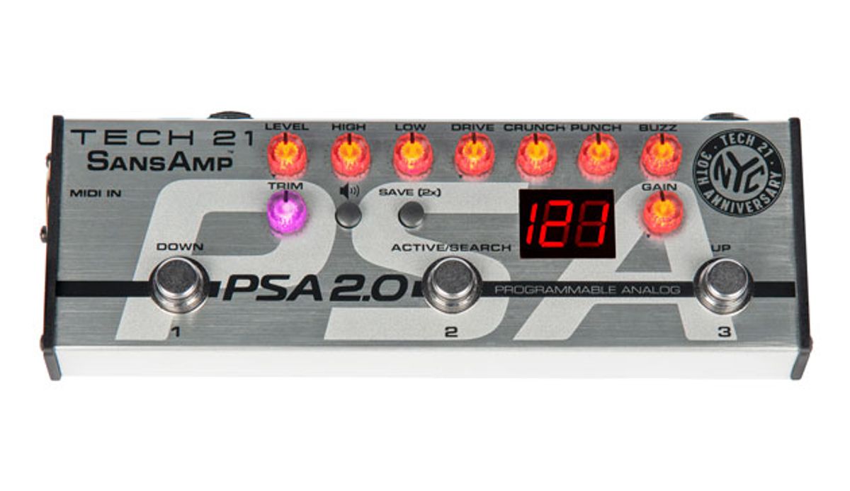 Tech 21 Releases the SansAmp PSA 2.0