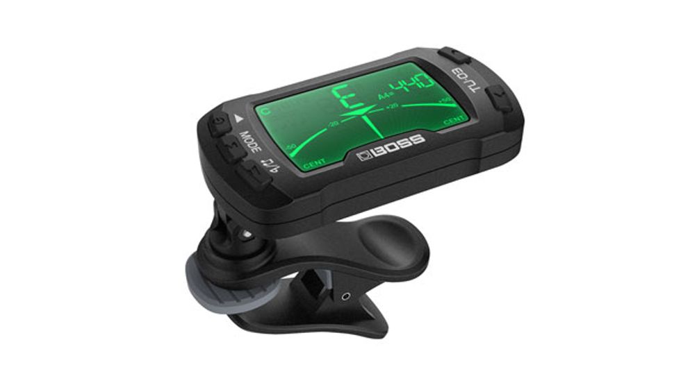 Boss Announces the TU-03 Clip-On Tuner & Metronome