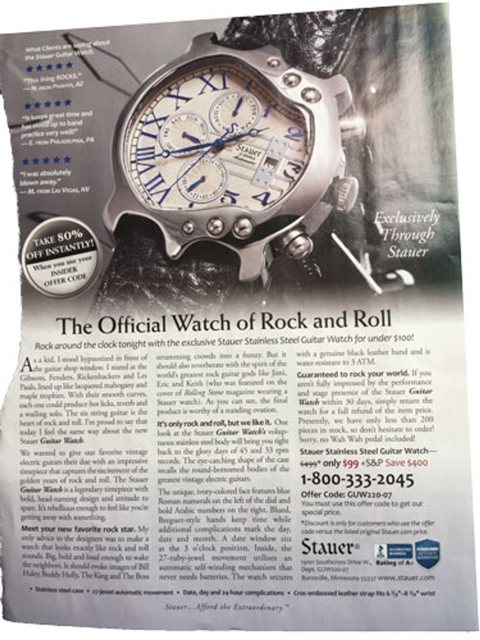 Tuning Up: The Woebegone Wanker Watch™