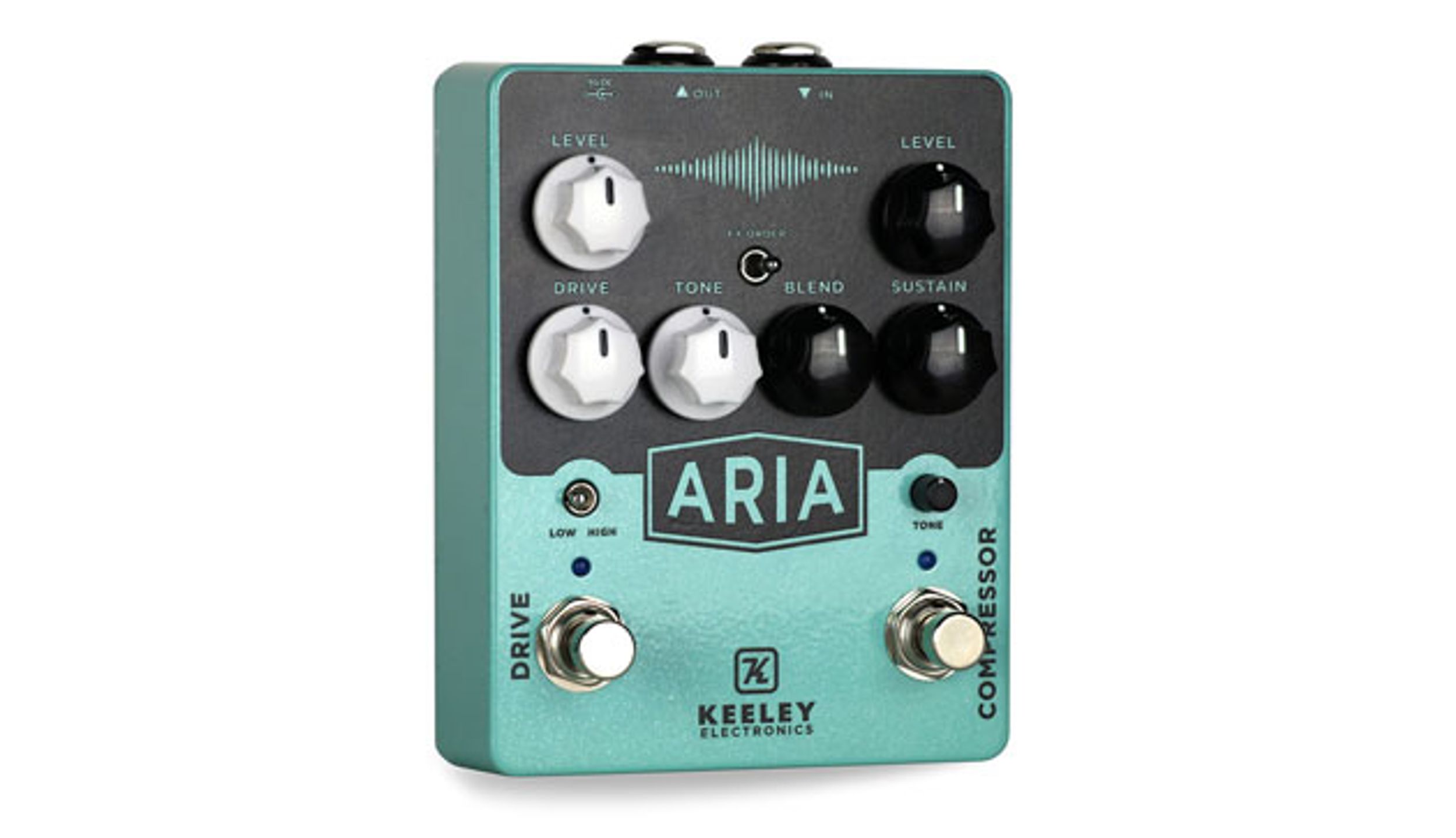 Keeley Electronics Unveils the Aria Compressor & Overdrive