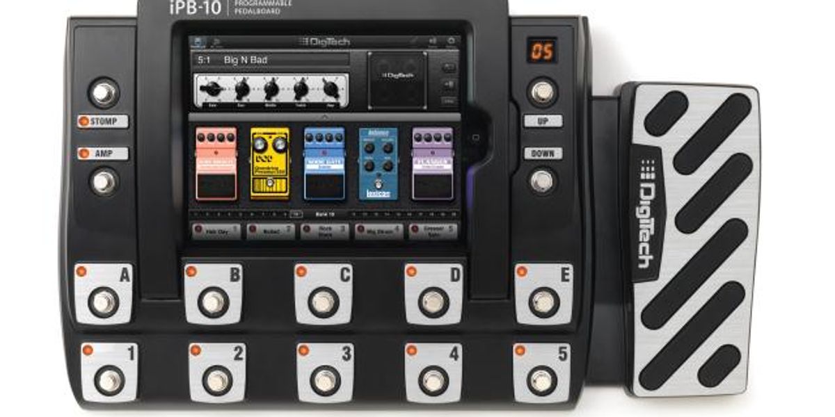 Ipb Digitech DigiTech Releases iPB-10 iPad-Programmable Pedalboard - Premier Guitar